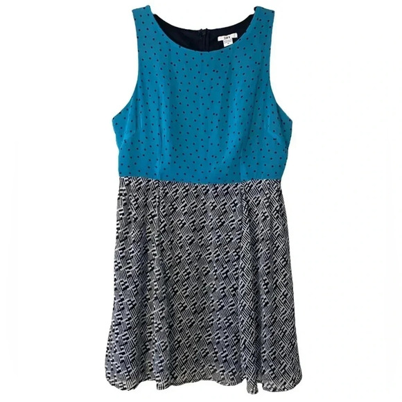 Bar III Womens Polka Dot Sleeveless Dress Size XL, Fully Lined, Sleeveless - Picture 4 of 6